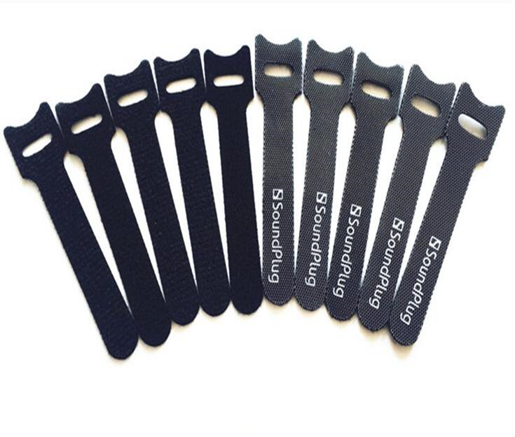 Hook and loop cable tie